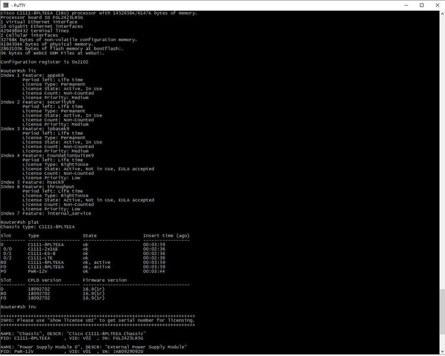 Маршрутизаторы Cisco C1111-8PLTEEA(Permanent лицензии) безнал/гарантия