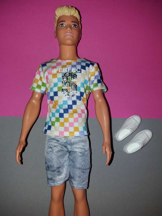 Ubranka dla Kena spodenki bluzka buty