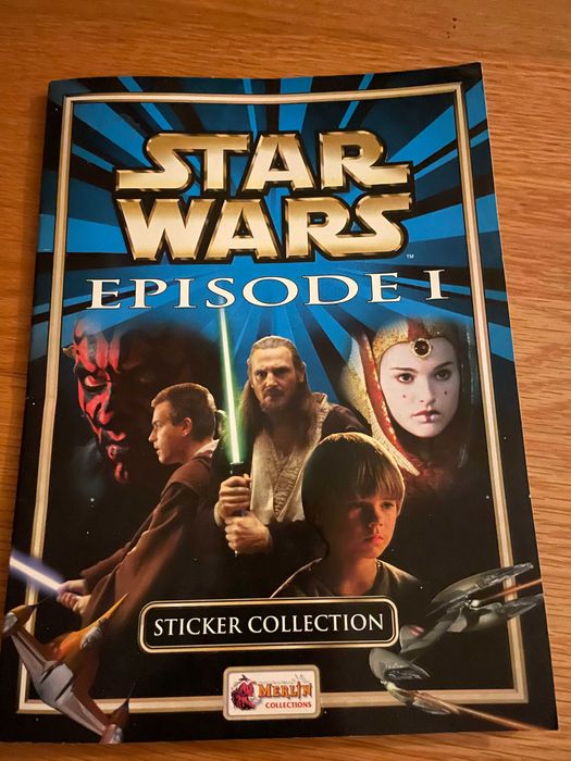 Caderneta Star Wars Episode 1 (1999)