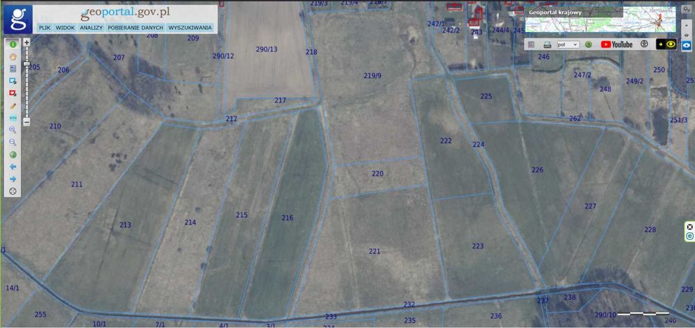 Sprzedam łąkę 2 hektary