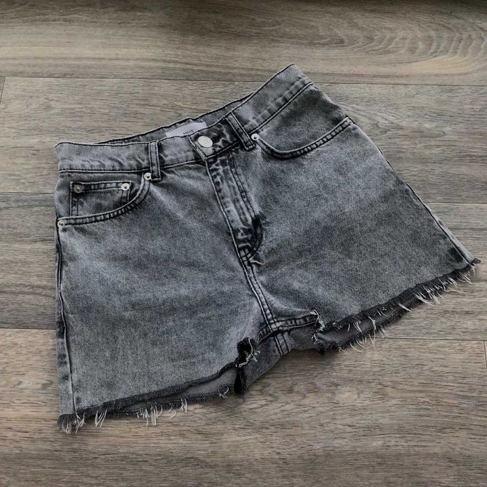 Джинсові шорти висока посадка мом Mango S / XS