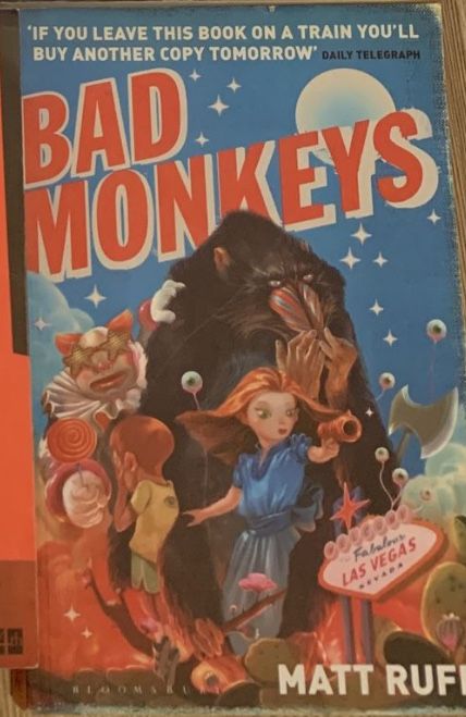 Книга англійською “Bad monkeys” Matt Rufi