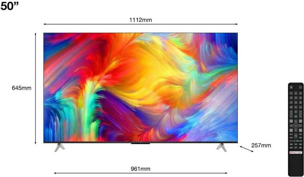 Новий телевізор TCL 50P638