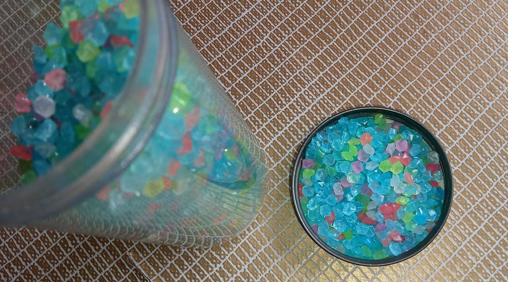 Pedras luminosas para decoração