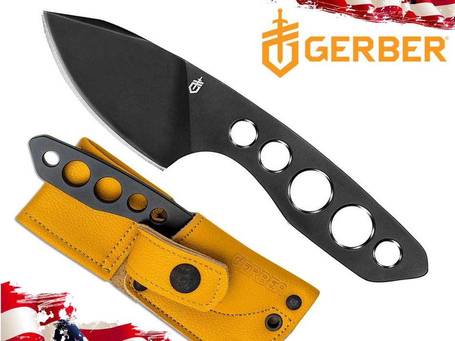 Ніж Gerber DIBS (+ шкіряні піхви)