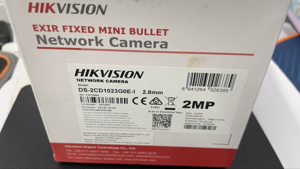 Câmara de CCTV - Hikvision DS-2CD1023G0E-I(2.8mm)