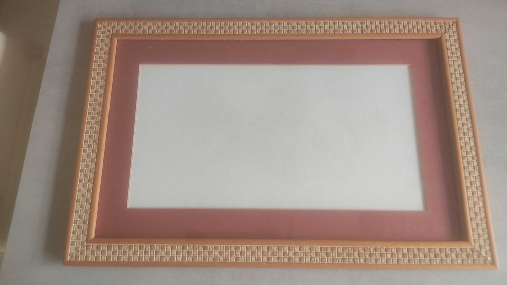 Moldura com "passepartout"