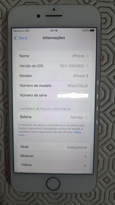 Vendo Iphone 8 64gb em  bom estado