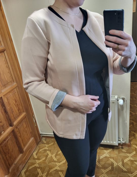 Cielista różowa narzutka 44-46