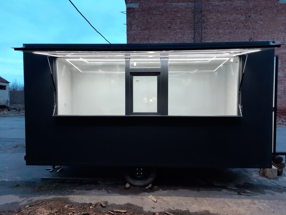 Торговий кіоск-прицеп фасфуд купава кофейня