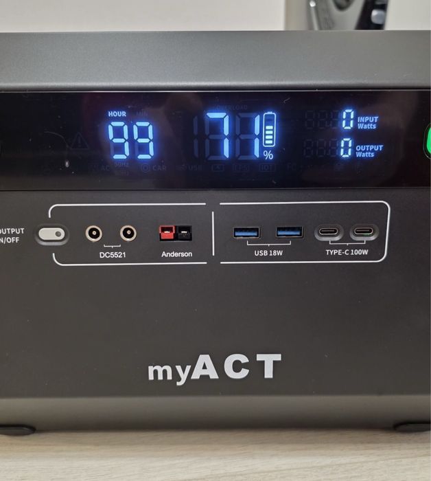 НОВА Зарядна станція Ecoflow (1000 Вт.год) 1800Вт