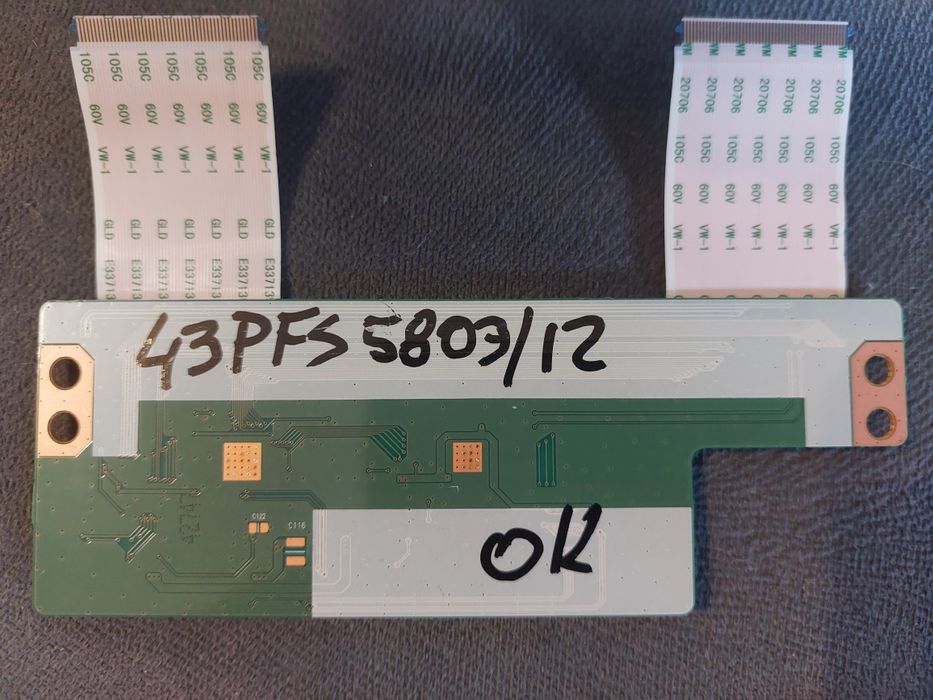 T-con  Philips 43PFS5803/12 z kablem LVDS , LG 43 cale - sprawny