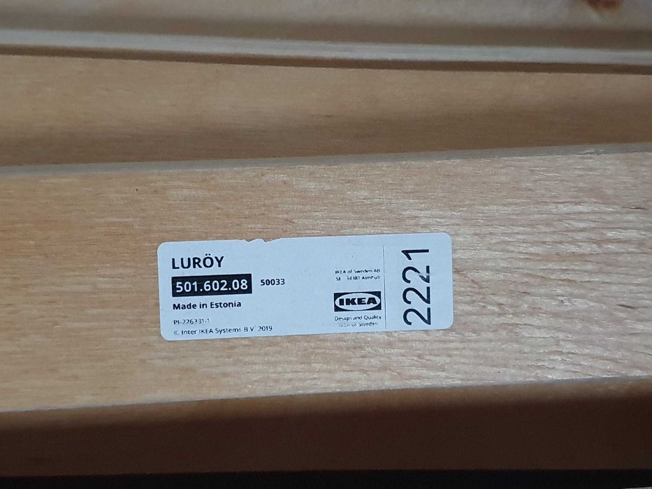Colchão novo 120x200 + usado cama IKEA + 2 x mesa de cabeceira