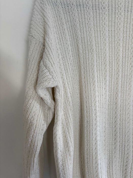 Biały sweter Handmade M