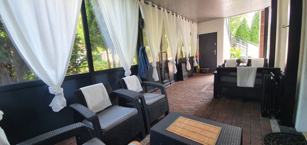 Apartament 2 - 3 osobowy  jednopokojowy nad morzem. 100 m do plaży. Gorące Jacuzzi