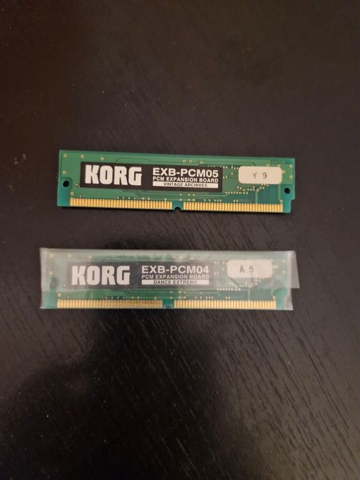 Korg Triton EXB-PCM04 + EXB-PCM05 Expansion boards