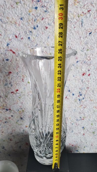 Хрустальная Б/У ваза кришталева ваза ваза для квітів