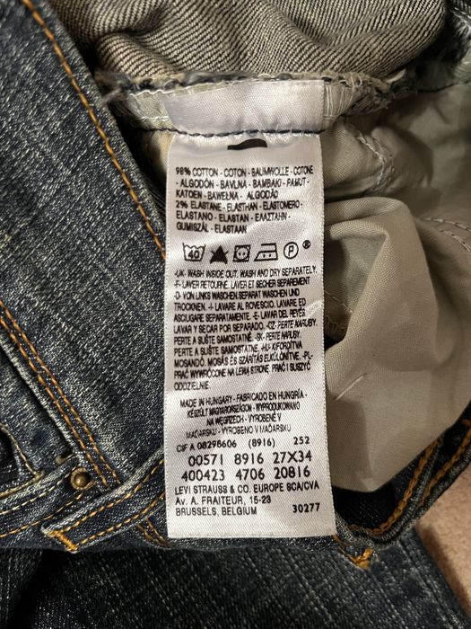 Levi’s 571 slim fit jeansy