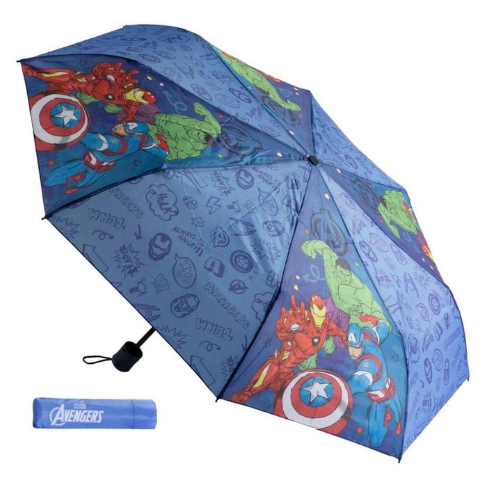 Parasol składany z pokrowcem Avengers oprawa: folia