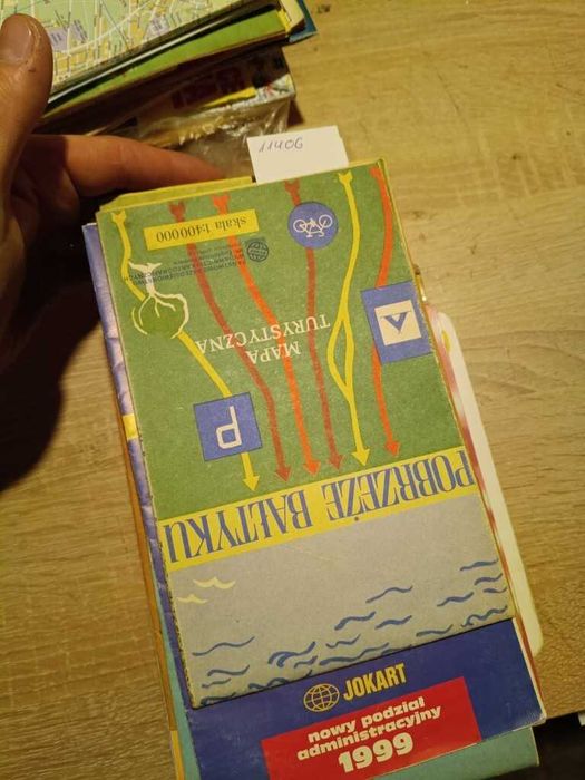 Pobrzeże Bałtyku. Mapa turystyczna