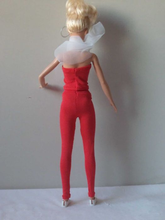 Ubranka dla lalki Barbie - Legginsy, top, apaszka, adidasy !!!