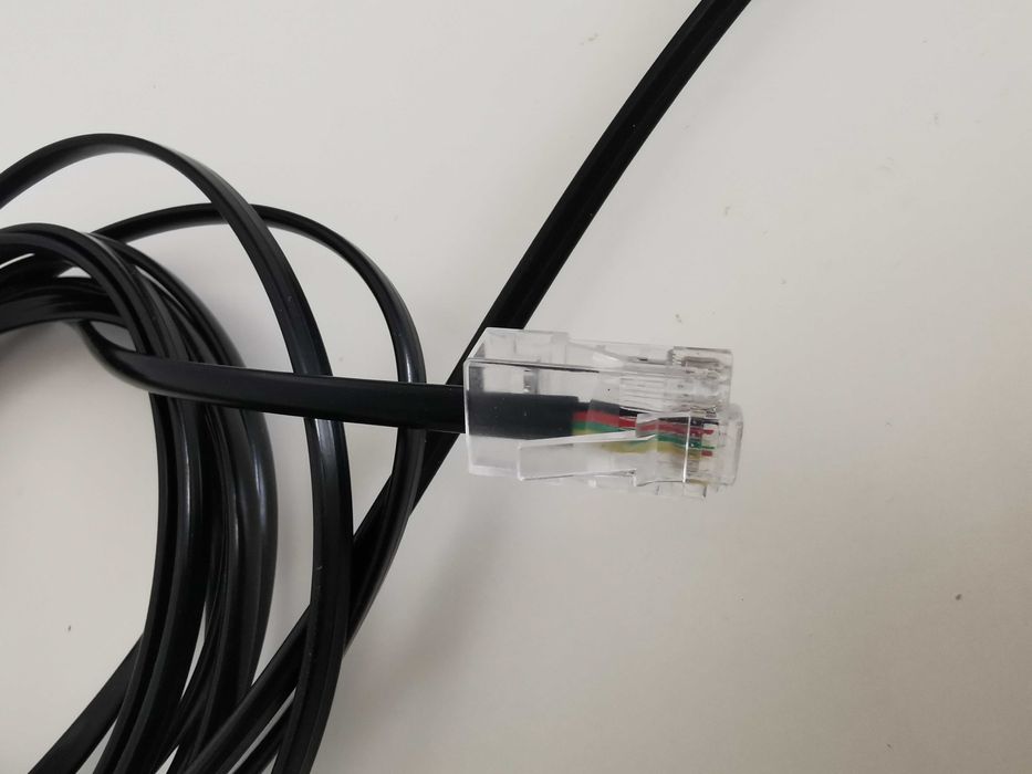 Kabel, przewód telefoniczny ze złączem RJ11 do RJ11 (4-żyłowy) - 3,2m