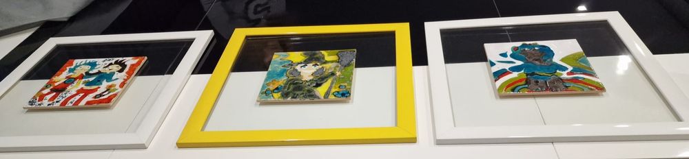 Quadros pintados à mão (47×47 cm)64550301328643120