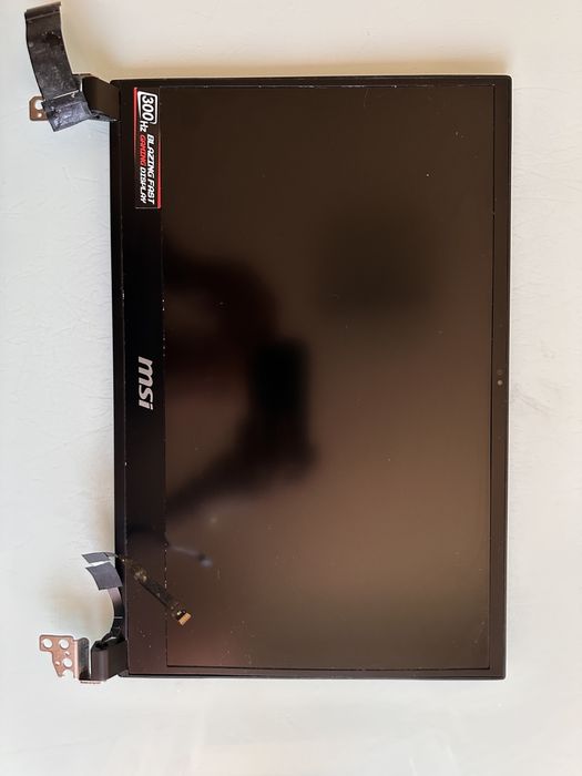 MSI  GS 66 Stealth klapa matrycy wraz z ekranem i taśmami