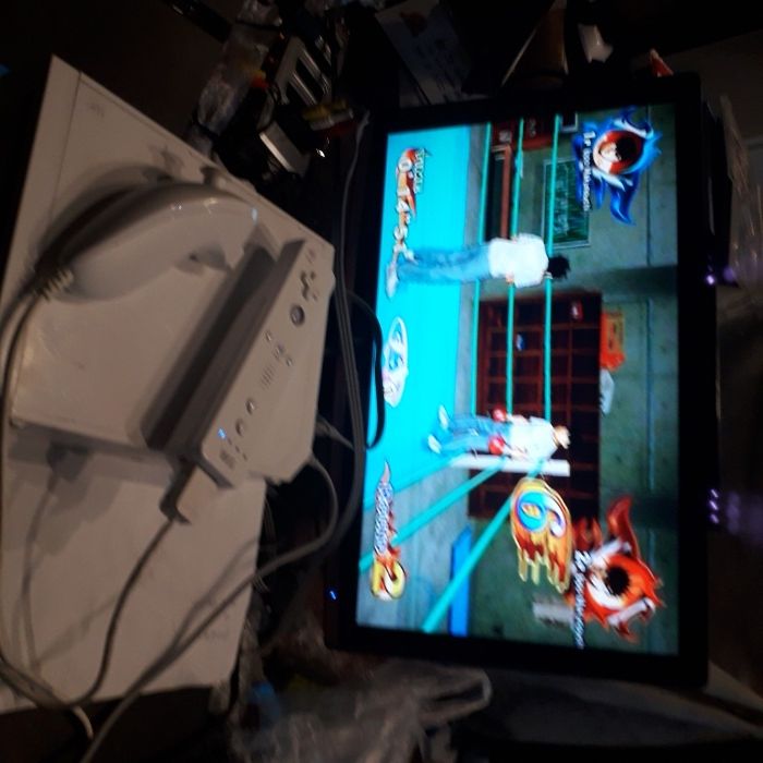 Konsola Nintendo Wii UNIKATOWA wersja NTSC produkcja oryginalna USA zestaw z Balance Board czyli Deską do ćwiczeń i zabawy