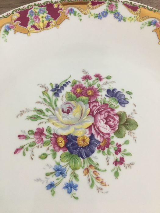 Bule com prato em Limoges