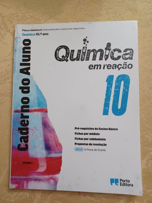 Caderno - Química em reação - Física e Química A - 10.º ano ( NOVO)