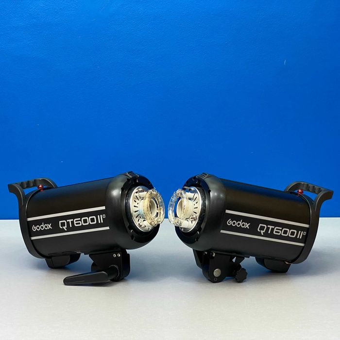 Kit Duplo Godox QT600IIM Duo Studio Kit | Flashes | 600W + 600W