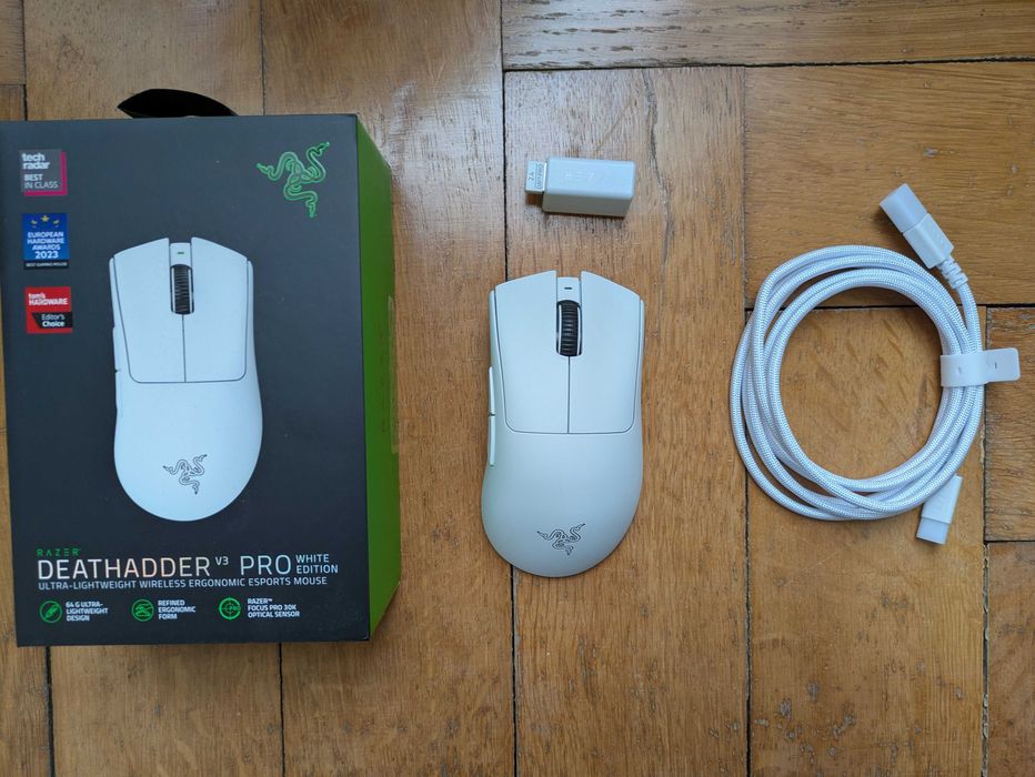 Rato Razer Deathadder V3 Pro Branco