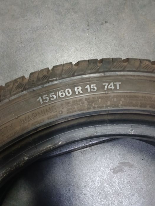 2 pneus 155 60 r15 continental