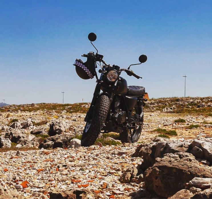 Mota Mutt Fat Sabbath 125cc Black Matt