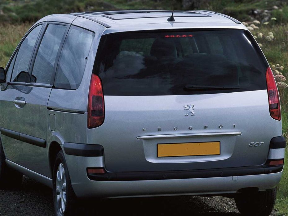 Peugeot 807 tylna klapa bagażnika szyba