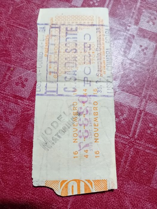 Lotaria para colecação de 1951