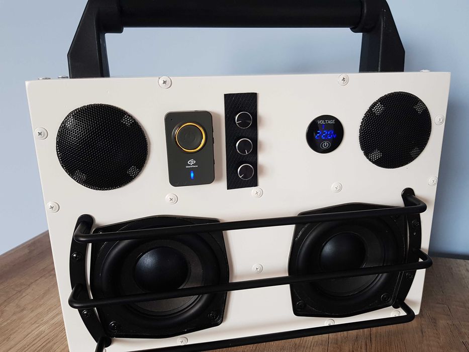Boombox głośnik 120W RMS / Custom / Old school / bluetooth / surround