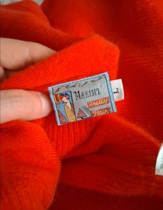 Sweter spódnica damska z jagnięcia i królika