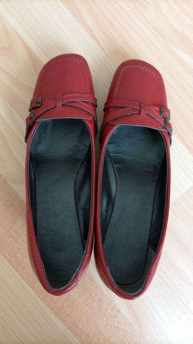 Sapatos Vermelhos salto cunha 4,5 cm - Tamanho 37