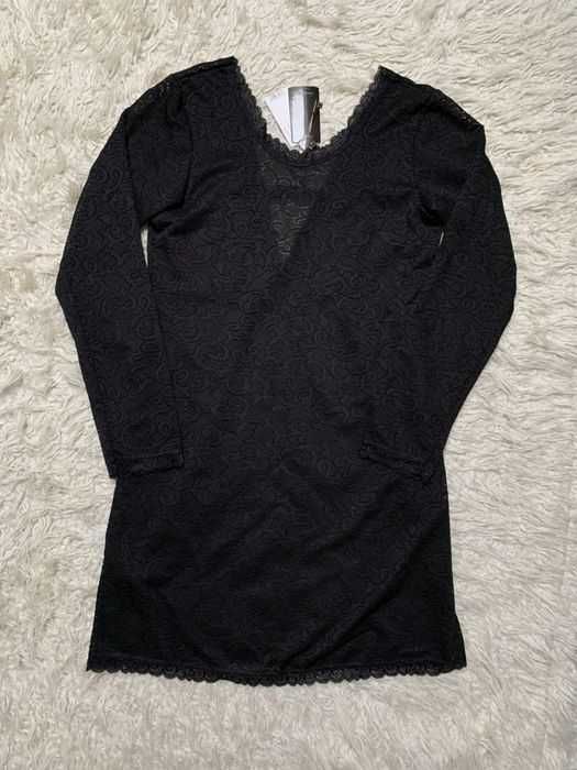 Nowa Czarna koronkowa halka w rozmiarze L 40