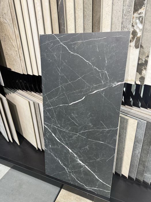 Plytki 60/120 Mat Artstone Black Gres Czarny Szkl. Rekt. PARADYZ