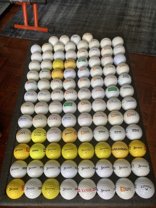 100 Bolas para treino Driving Range + oferta de 12 inesis 100