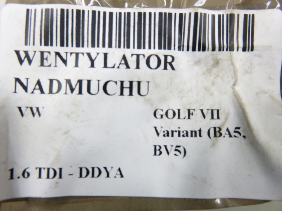Dmuchawa Vw Golf VII Variant (ba5, Bv5)