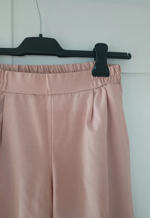 Cygaretki eleganckie spodnie brudny róż