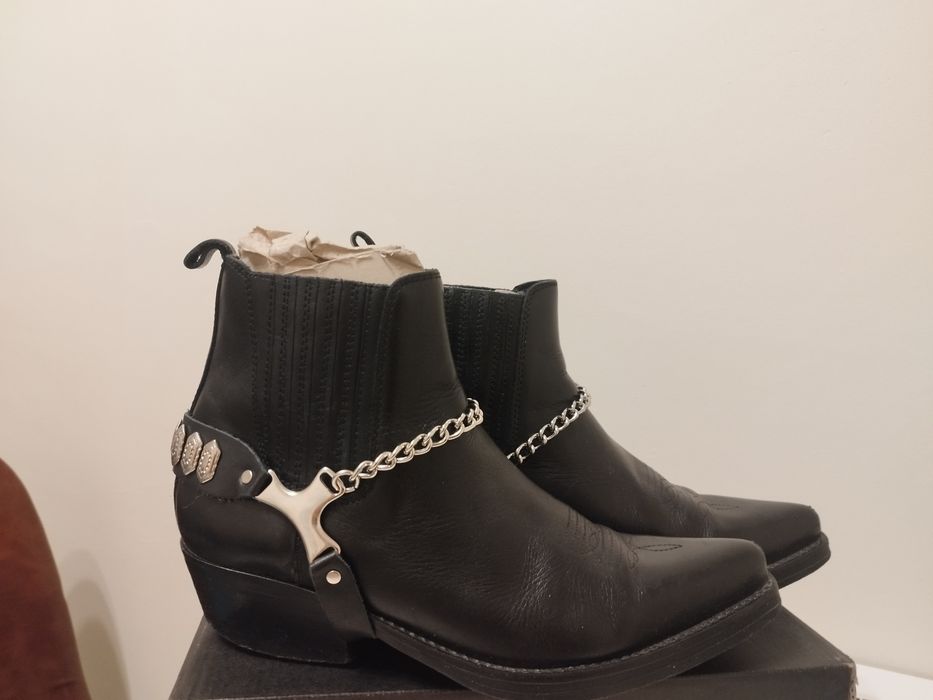 Botki Buty motocyklowe kowbojki Kentucky's Western Boots 756 black 41