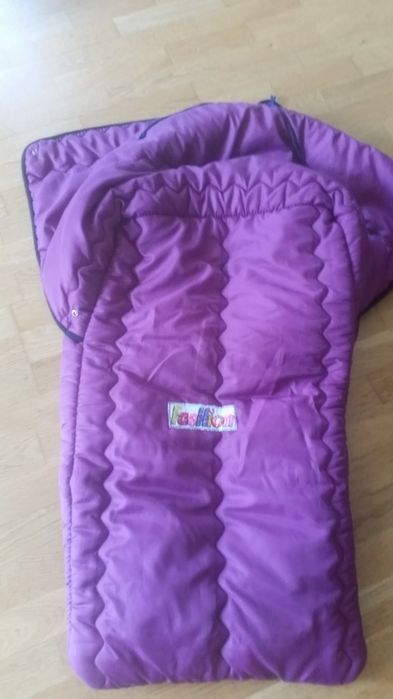 Śpiwór do wózka lub sanek z futerkiem