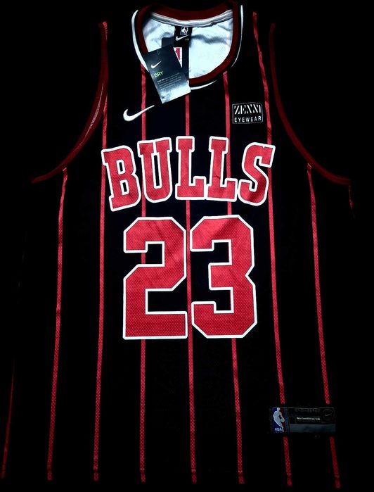 Super czarna koszulka Chicago Bulls na ramiaczka TOP NIKE JORDAN XL