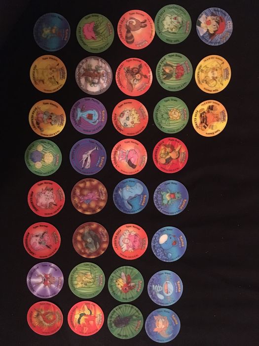 pokemon tazo tazosy star foods 3d mr snaki walkers żetony kapsle chio