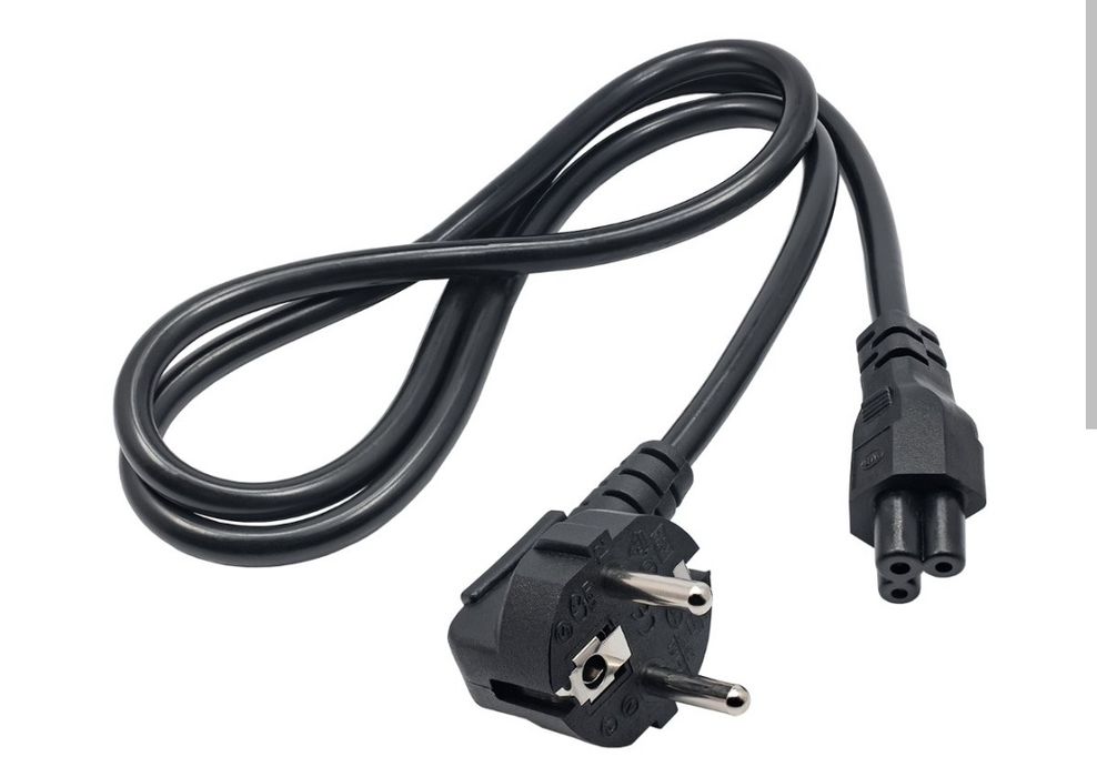 Przewód Zasilający Koniczyna 1m PC do Komputerów Laptopów TV kabel